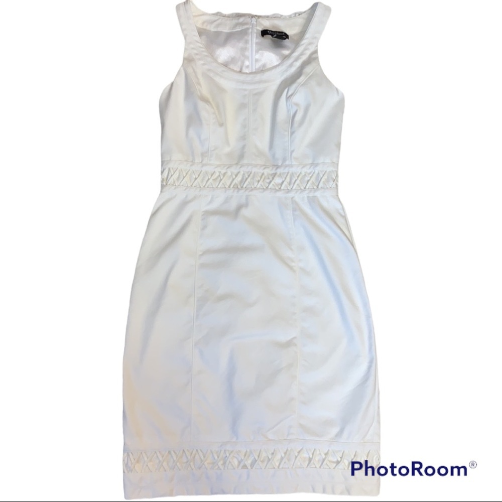 WHBM White Sheath Dress